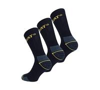 Caterpillar Herren Real Work Arbeitssocken 3er Pack Socken, Blau (Navy), 40/46 (Herstellergröße: 41-45)