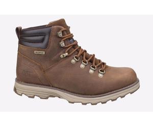 Caterpillar Herren Sire wasserdichte Arbeitsstiefel aus braunem Zuckerleder EU 40,5 / UK 7