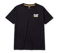 Caterpillar Herren-T-Shirt mit Markenzeichen (Normale und große und große Größen) - Schwarz - XX-Large