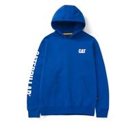 Caterpillar Markenbanner Baumwoll-Herren Kapuzenpullover Blau XL