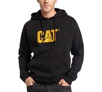 Caterpillar Herren Trademark Hoodies mit gesticktem Cat Front Logo, S3 Cord Management System und Beuteltasche Sweatshirt, Schwarz, 4X-Large