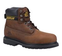 Caterpillar Holton Leder braune Sicherheitsschuhe EU 43 / UK 9