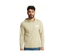Caterpillar Kapuzenlangarmshirt aus Baumwolle für Herren in Beige L
