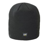 Caterpillar Logo Strickmütze Unisex Erwachsene Schwarz Einheitsgröße