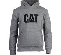 Caterpillar Marken Baumwolle Herren Grauer Kapuzenpullover S