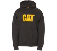 Caterpillar Marken Baumwolle Herren schwarzer Kapuzenpullover L