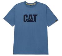 Caterpillar Markenlogo Baumwoll Herren Blau T-Shirt 2XL