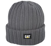 Caterpillar Rib Uhr Unisex Erwachsene Grauer Beanie Hut Einheitsgröße