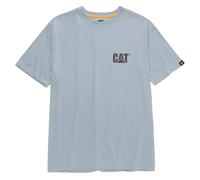 Caterpillar - "Trademark" T-Shirt für Herren (Nebelblau meliert) S