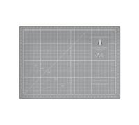 Cathedral Products Doppelseitige, selbstheilende Schneidematte, A4, 3 mm dick, metrische und imperiale Raster, Grau