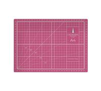Cathedral Products Doppelseitige, selbstheilende Schneidematte, A4, 3 mm dick, metrische und imperiale Raster, Rosa
