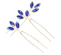 CATIEBYE 3 Stück U förmige Strass Haarnadeln für Brautfrisur Hochzeitshaarschmuck mit Einsteckstift Funkelnde Haarnadeln für Festen Halt und Eleganten Look