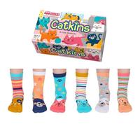 Catkins Katzen Oddsocks Socken in 27-30 im 6er Set