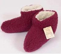 Cats Collection Bettschuhe Wolle Bordeaux 38/39