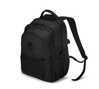 CATURIX FORZA Eco Backpack 17.3 Zoll - Laptop-Rucksack mit abschließbarem und gepolstertem Hauptfach, Regenhülle und 28.5 Liter Fassungsvermögen, schwarz