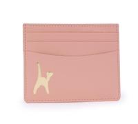 Catwalk Collection Handbags - Damen Leder Kreditkartenetui - Kartenetui Klein/Mini - 6 Kartenfächer - Geschenkbox - RFID Schutz - Polina - Rosa