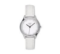 Cauny - Uhr für Damen - Analoguhr - Majestic Essence Silver - Quarzwerk - Lederarmband - 3-Stunden-Funktion - 5 ATM - Hergestellt aus Hochpräzisen 316L Stahl