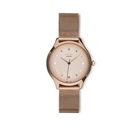 Cauny - Uhr für Damen - Analoguhr - Majestic Ledge Rose Gold - Quarzwerk - Milanese Mesh Armband - 3-Stunden-Funktion - 5 ATM - Hergestellt aus Hochpräzisen 316L Stahl