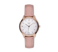 Cauny - Uhr für Damen - Analoguhr - Majestic Rose Gold Star - Quarzwerk - Austauschbares Lederarmband - 3-Stunden-Funktion - Wasserdicht bis zu 5 ATM - Hergestellt aus 316L Stahl