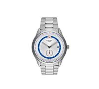 Cauny - Uhr für Herren - Analoguhr - Accura Calendar Silver - Quarzwerk - 3-Stunden-Funktion mit Datumsanzeige - Massives Stahlarmband - 10 ATM - Hergestellt aus Hochpräzisem 316L Stahl