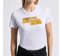 Cavalleria Toscana Damen Baumwoll T-Shirt weiß M