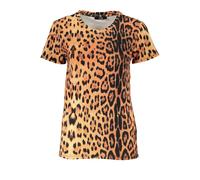 Cavalli Class Arancione Baumwolle Damen T-Shirt M