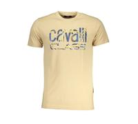 Cavalli Class Beige Logo Shirt - Eleganter Komfort für jeden - Größe: XL