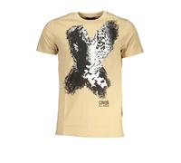 Cavalli Class Beige Luxe Leopard T-Shirt - Größe: XL