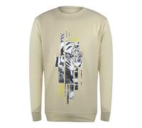 Cavalli Class - Beiges Sweatshirt Mit Zersplittertem Tiger-logo M