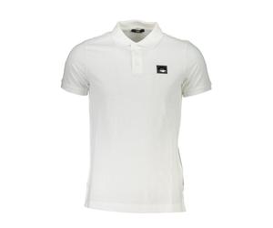 Cavalli Class Bianco Baumwoll Herren Polo XL