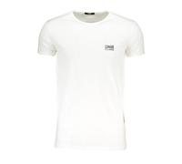 Cavalli Class Bianco Baumwoll-Herren T-Shirt 2XL