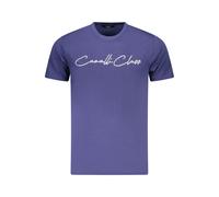 Cavalli Class Blu Baumwolle Herren T-Shirt M