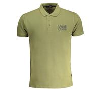 Cavalli Class Bold Logo Grünes Poloshirt M