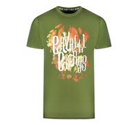 Cavalli Class Bold Logo Grünes T-Shirt L