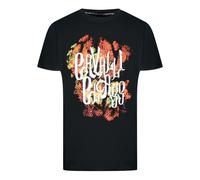 Cavalli Class Bold Logo Schwarzes T-Shirt XL