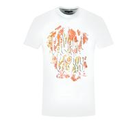 Cavalli Class Bold Logo Weißes T-Shirt L