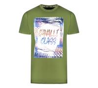 Cavalli Class Box Logo Grünes T-Shirt L