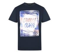 Cavalli Class Box Logo Navy Blau T-Shirt XL