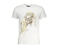 Cavalli Class Cavalli Tiger Tee Weiß - Größe: L