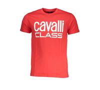 Cavalli Class Elegance Rot T-Shirt - Größe: XL