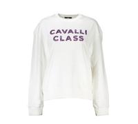 Cavalli Class Elegance Sweatshirt Weiß - Größe: XL