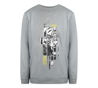 Cavalli Class - Graues Sweatshirt Mit Zersplittertem Tiger-print M