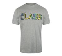 Cavalli Class - Graues T-shirt Mit Leuchtendem Blumenlogo M