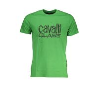 Cavalli Class Green Splatter Print Tee - Größe: L
