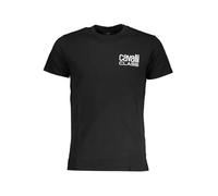 Cavalli Class Black Tee - Casual Luxury für deine Garderobe - Größe: L
