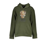 Cavalli Class Kapuzen-Fleece-Sweatshirt mit Logo-Print - Größe: M