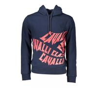 Cavalli Class Kapuzenpullover Marineblau mit rotem Logo M