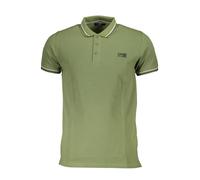 Cavalli Class Kurzarm-Polo mit Druck und Kontrastdetails - C - Größe: XL
