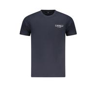 Cavalli Class Kurzarm TShirt mit Logo Druck und Rundhals - Größe: M