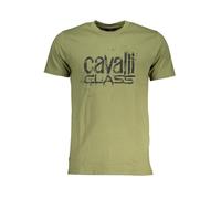 Cavalli Class Kurzarm TShirt Rundhals Logo - Größe: XL